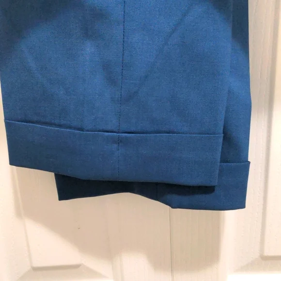 Paul Smith Green Turquoise Drawstring Trousers Pants Mens Size 34 Wool Blend NEW - Picture 5 of 6